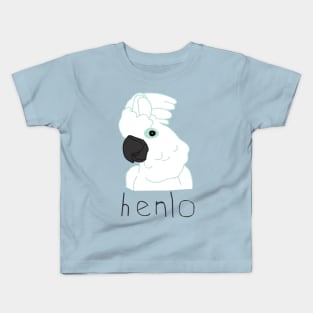 henlo doodle birb - cockatoo Kids T-Shirt